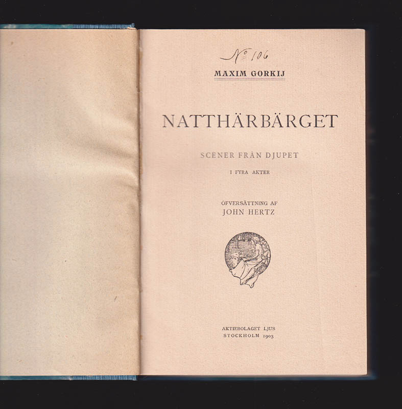 Maxim Gorkij : Natthärbärget. Scener från djupet i fyra akter