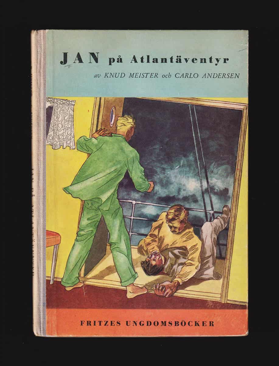 Meister, Knud ; Carlo Andersen (1904-1970) : Jan på Atlantäventyr. Detektivroman för pojkar