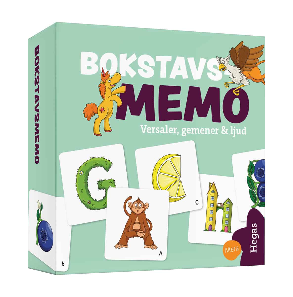 MeraHegas : Bokstavsmemo – versaler, gemener & ljud