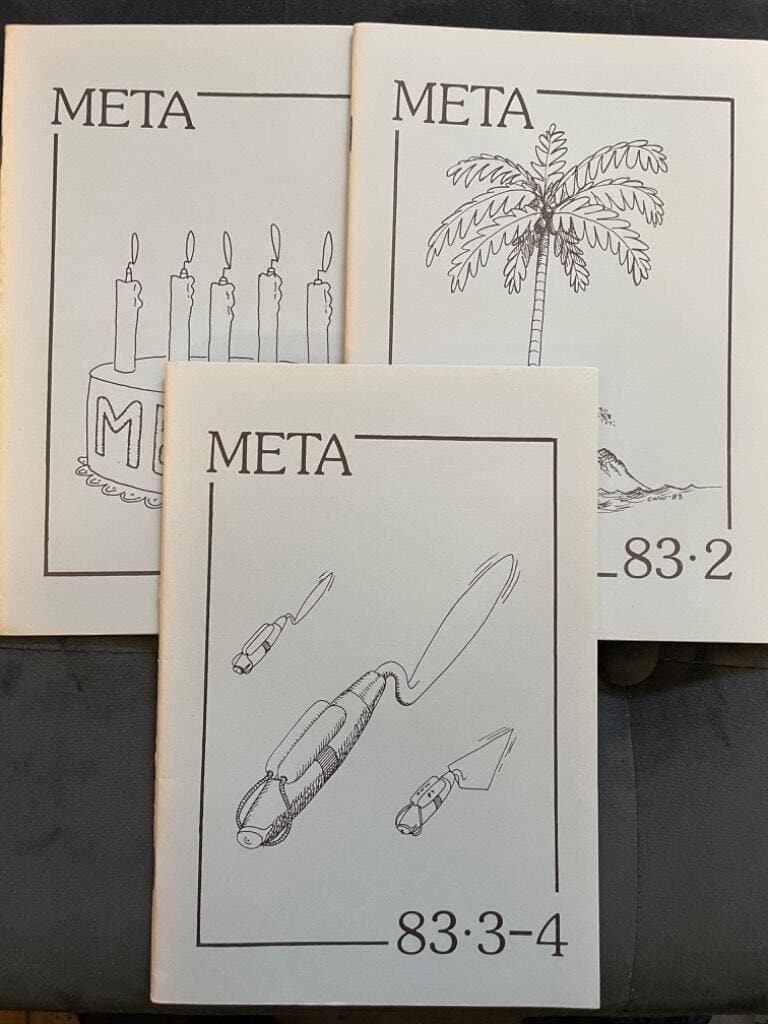 META Medeltidsarkeologisk tidskrift årgång 1983 (komplett, 4 nr)