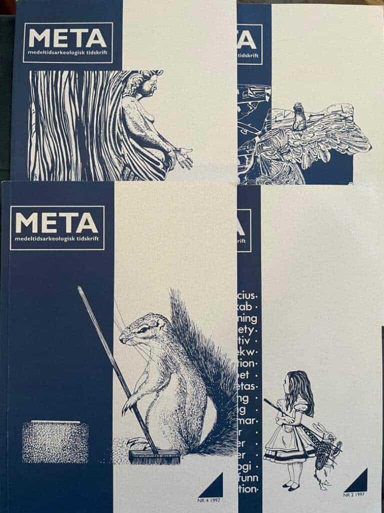 META Medeltidsarkeologisk tidskrift årgång 1997 (komplett, 4 nr)