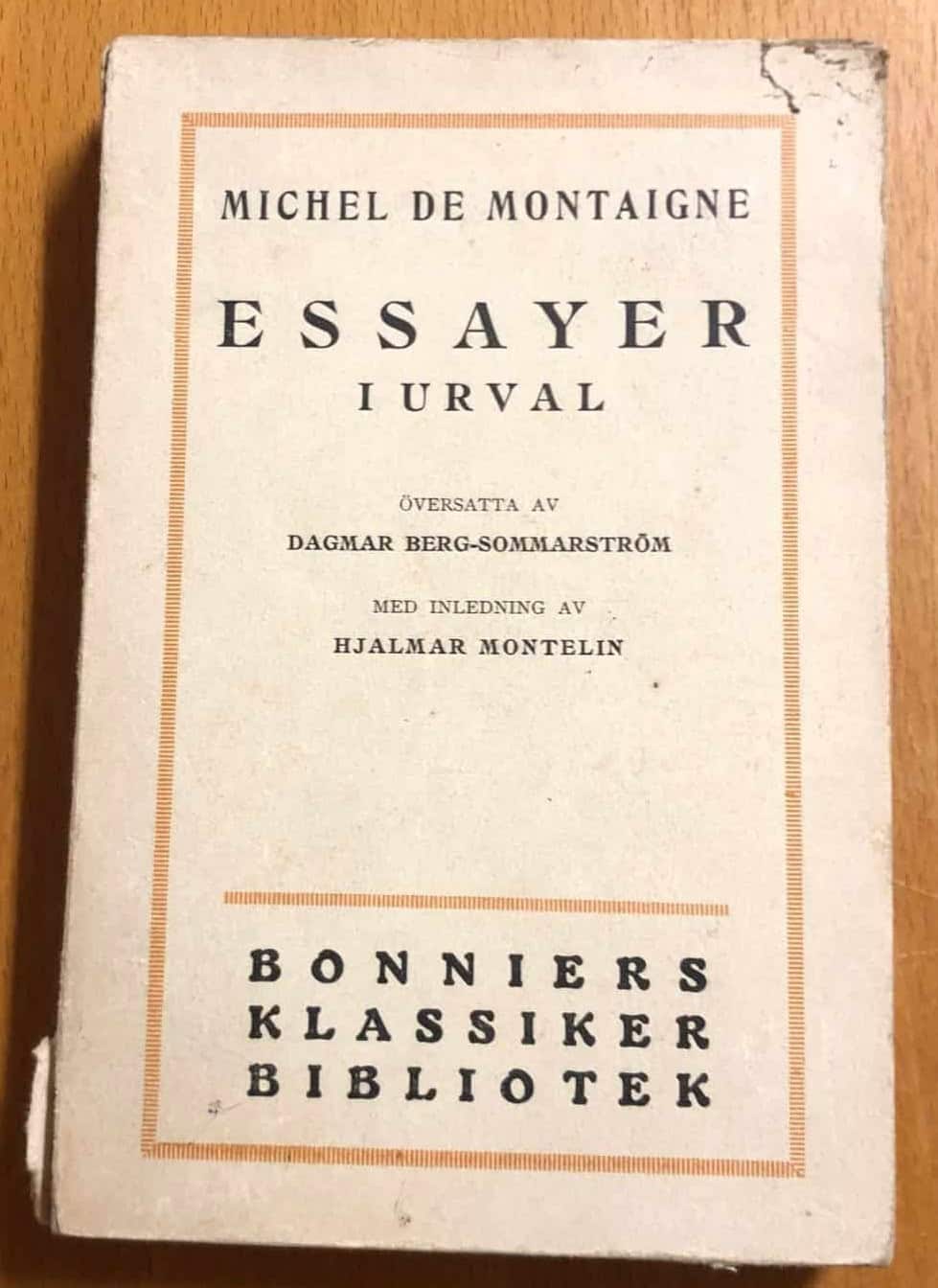 Michel de Montaigne : Essayer i urval