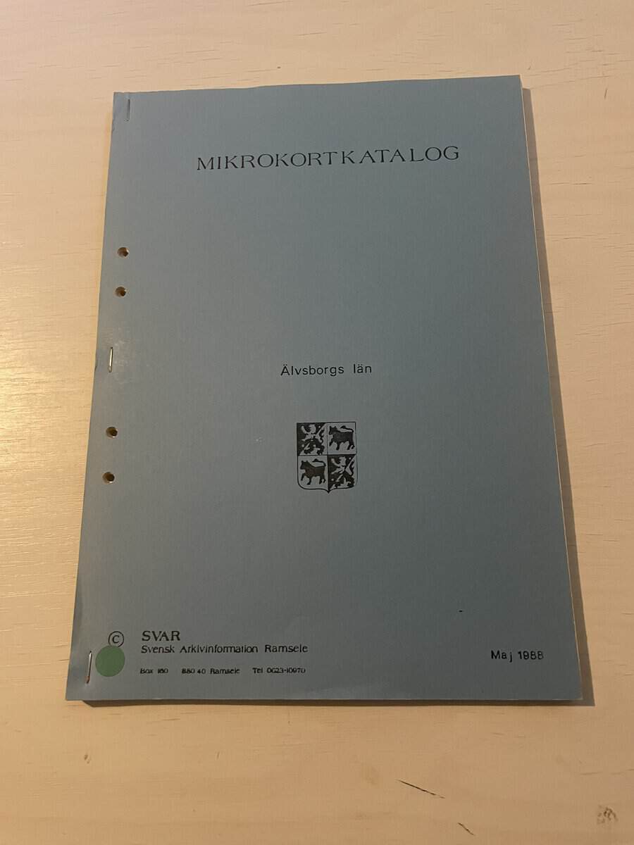 Mikrokortkatalog Älvsborgs län