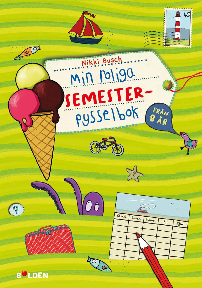 Min roliga SEMESTER-pysselbok – från 8 år