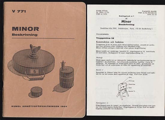 Minor. Beskrivning. V 771. 1964 års upplaga. Fastställd 3.12.1963