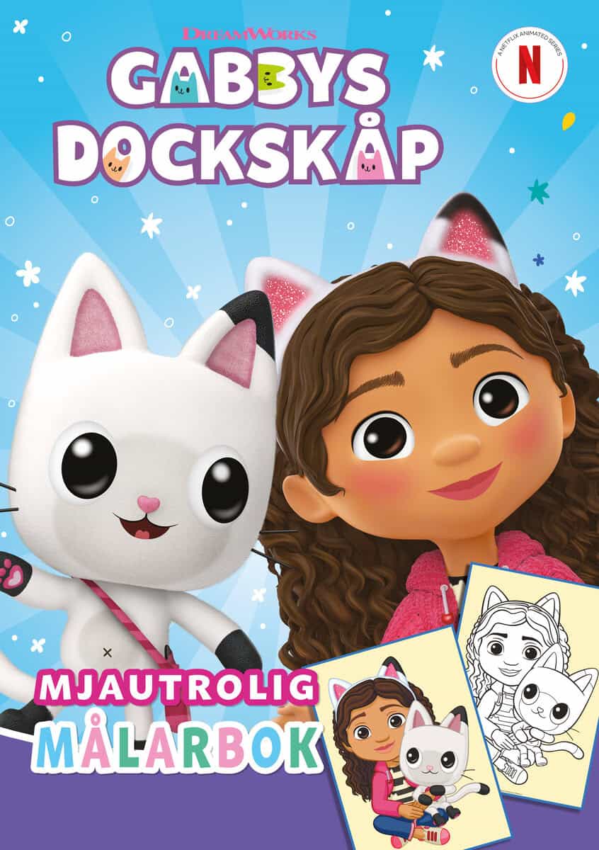 Mjautrolig målarbok