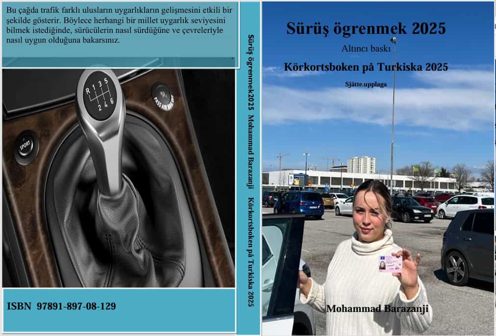 Mohammad Barazanji : Körkortsboken på Turkiska 2025