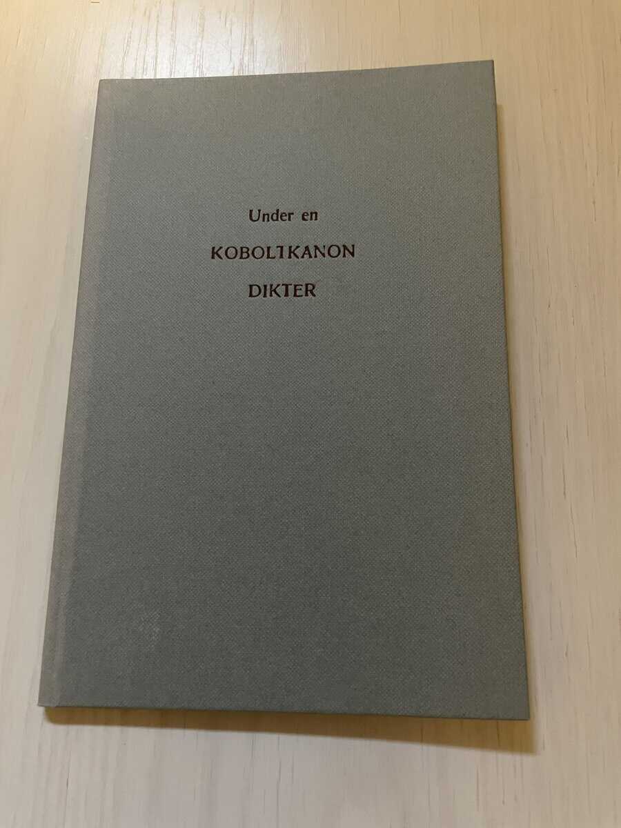 Monica Pettersson : Under koboltkanon - dikter