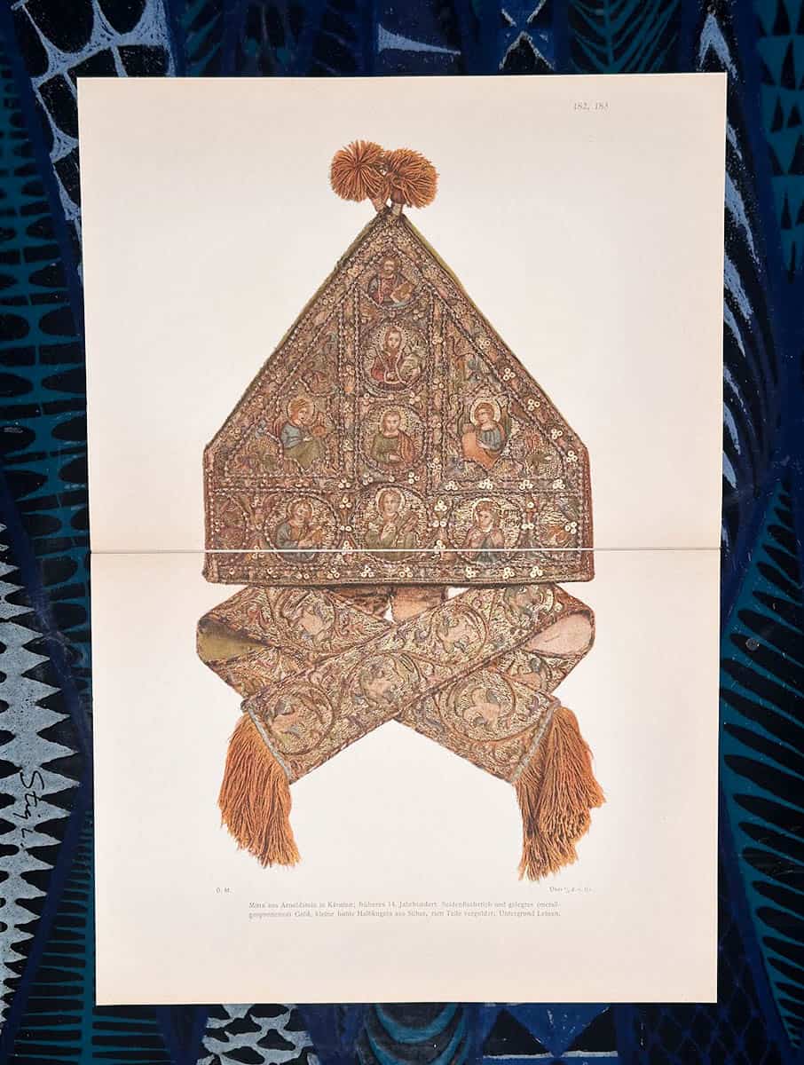 Moriz Dreger : Künstlerische Entwicklung der Weberei und Stickerei