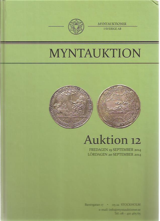 Myntauktion. Myntauktioner i Sverige AB. Auktion 12. (MISAB)