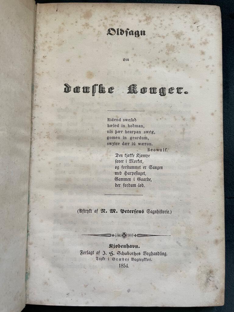 N. M. Petersen : Oldsagn om Danske Konger