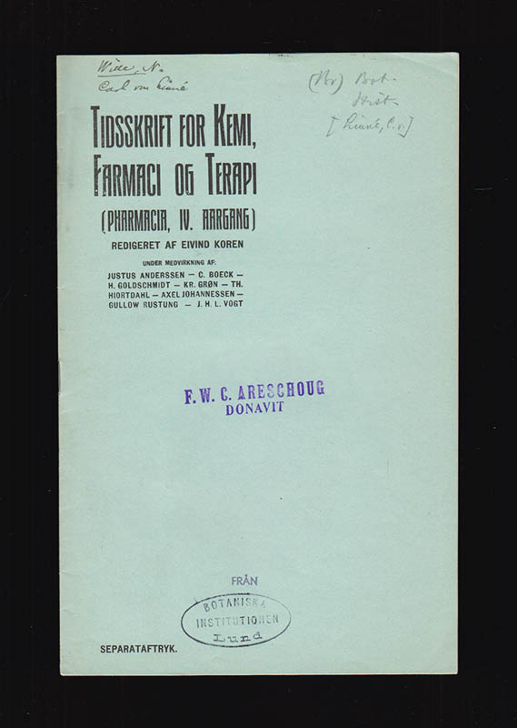 N. Wille : Carl von Linné