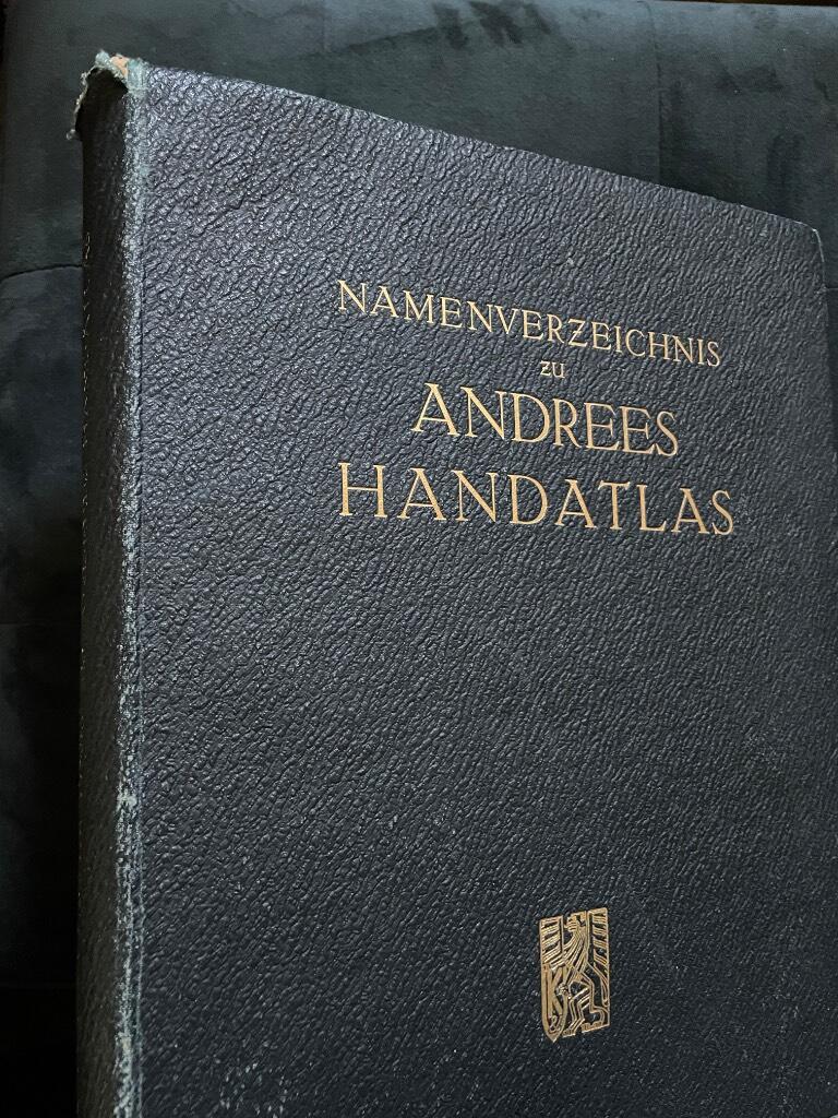 Namenverzeichnis zu Andrees Handatlas