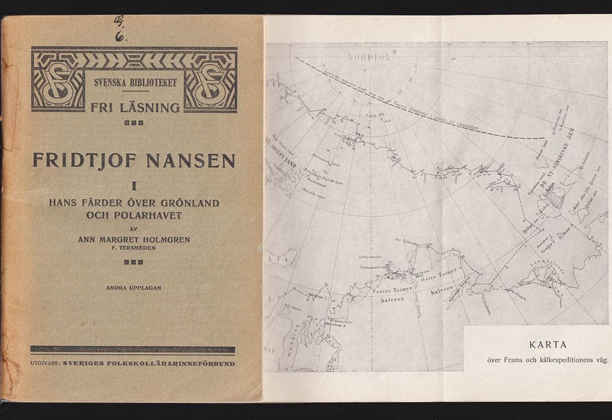 [Nansen, Fridtjof (1861-1930)] ; Holmgren, Ann Margret (född Tersmeden 1850-1940) : Fridtjof Nansen. Del I [av II]. Hans färder över Grönland och Polarhavet