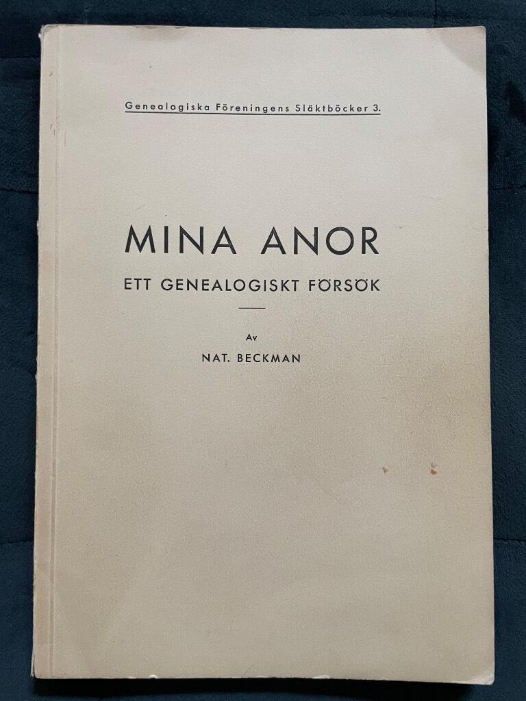 Natanael Beckman : Mina anor