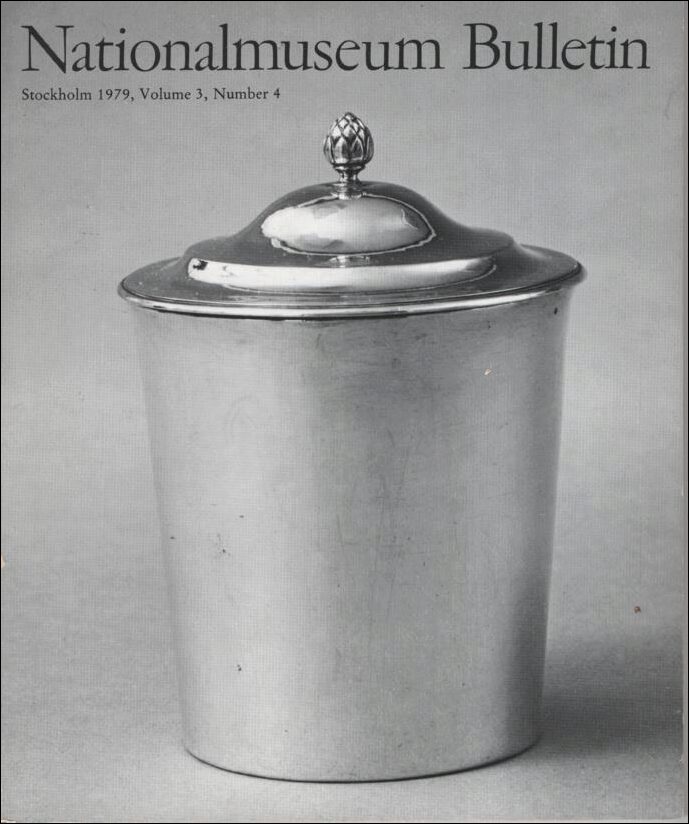 Nationalmuseum bulletin : 1979 / Volume 3, number 4