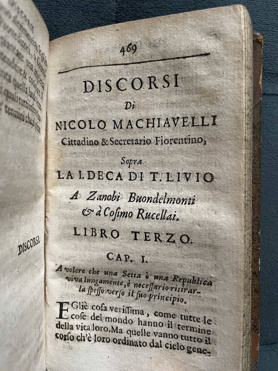 Nicolo Machiavelli : Tutte le Opere Volume II