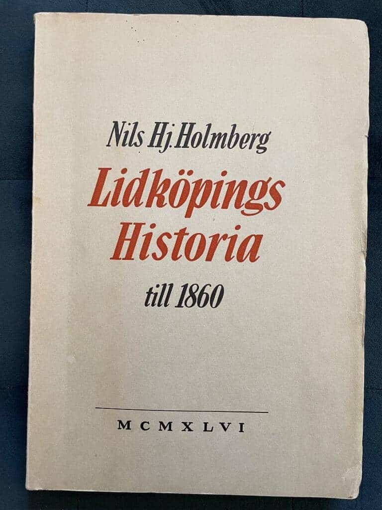 Nils Hj. Holmberg : Lidköpings historia till 1860