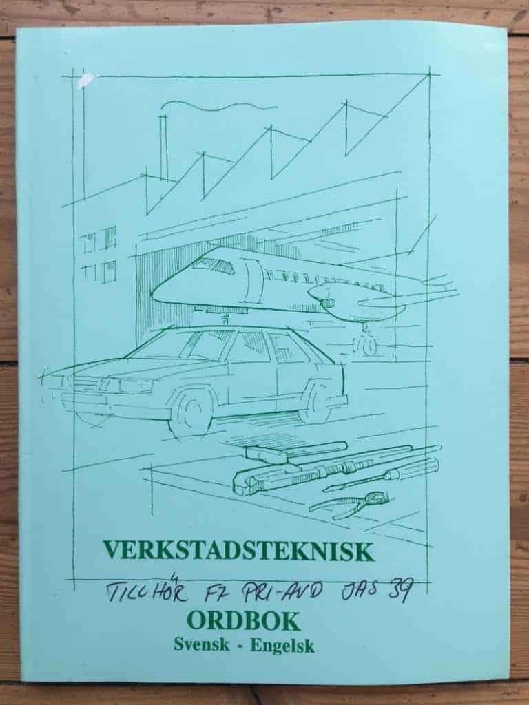 Nils Stahre : Verkstadsteknisk ordbok