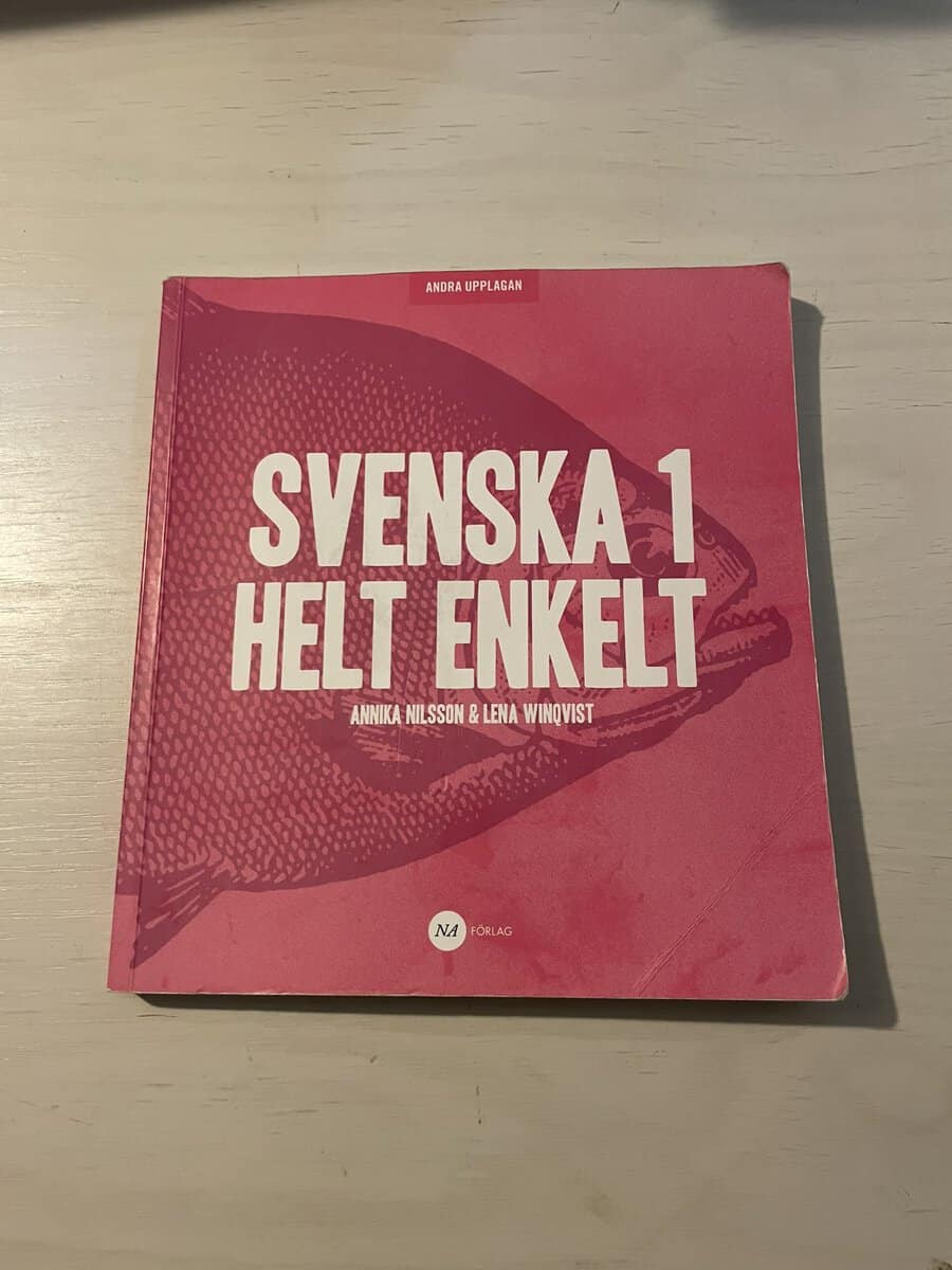 Nilsson, Annika, Winqvist, Lena : Svenska 1 helt enkelt