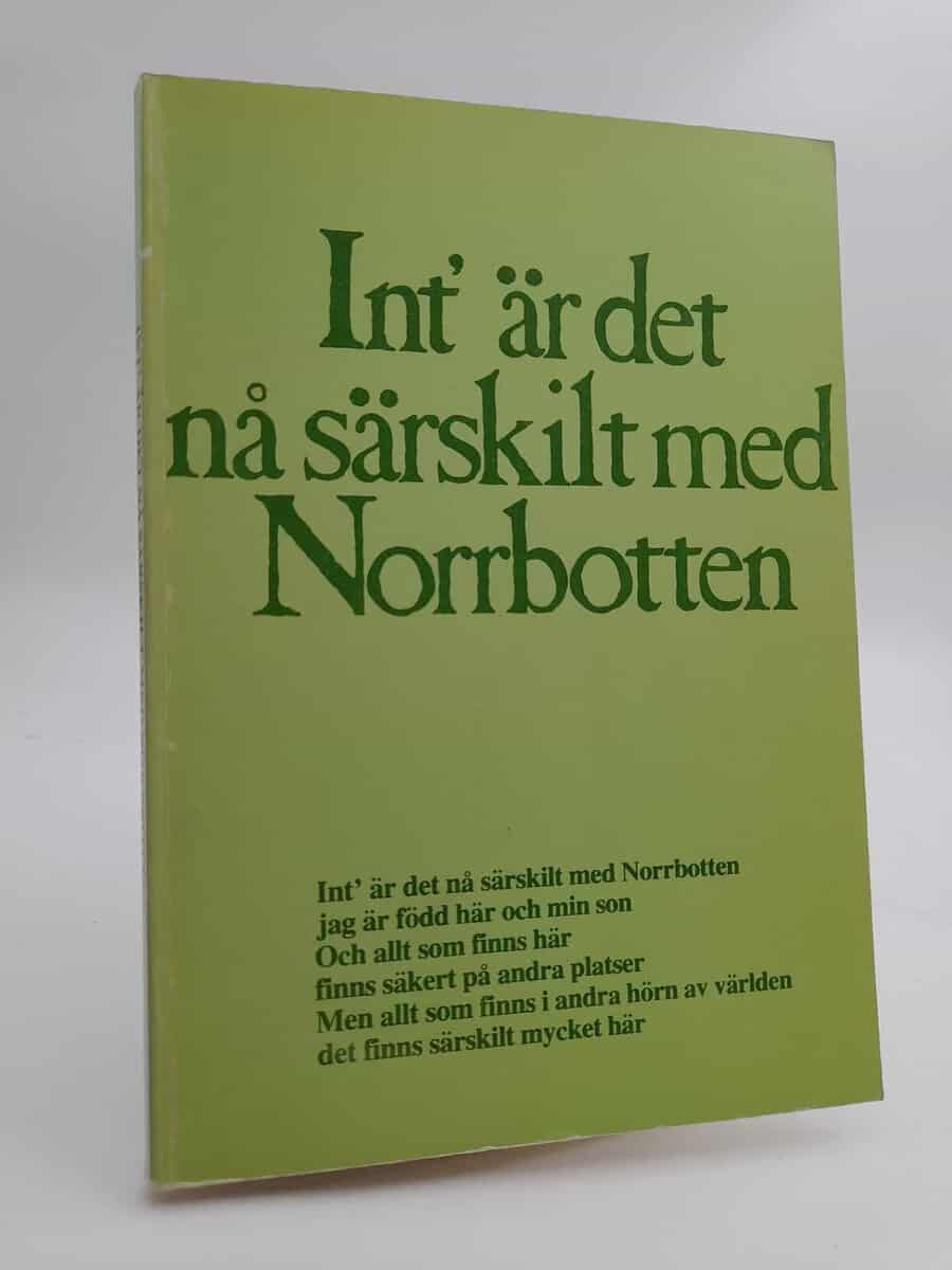 Norbottens bildningsförbund : Int´ är det nå särskilt med Norbotten
