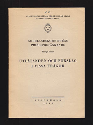 Norrlandskommittens betänkande