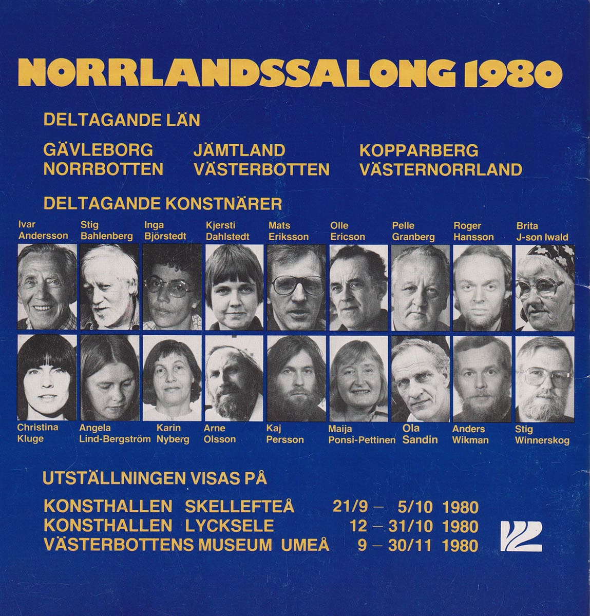 Norrlandssalong 1980. Konst från 6 Norrlandslän