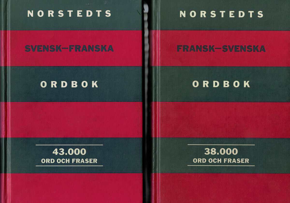 Norstedts fransk-svenska ordbok & Norstedts svensk-franska ordbok
