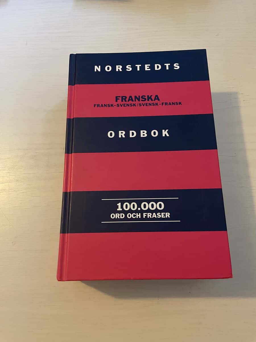 Norstedts franska ordbok fransk-svensk, svensk-fransk