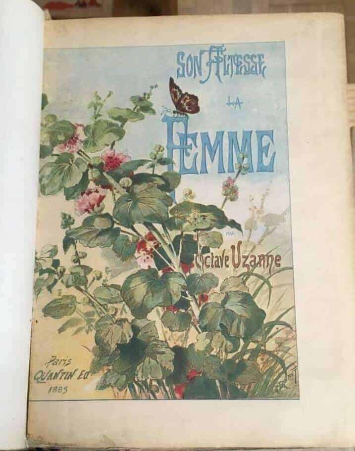 O Uzanne : Son Altesse la Femme. Illustrations de Henri Gervex, J.-A. Gonzalès, L. Kratké, Albert Lynch, Adrien Moreau et Félicien Rops.