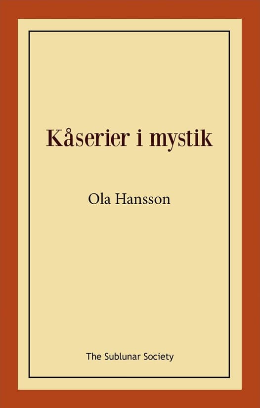 Ola Hansson : Kåserier i mystik