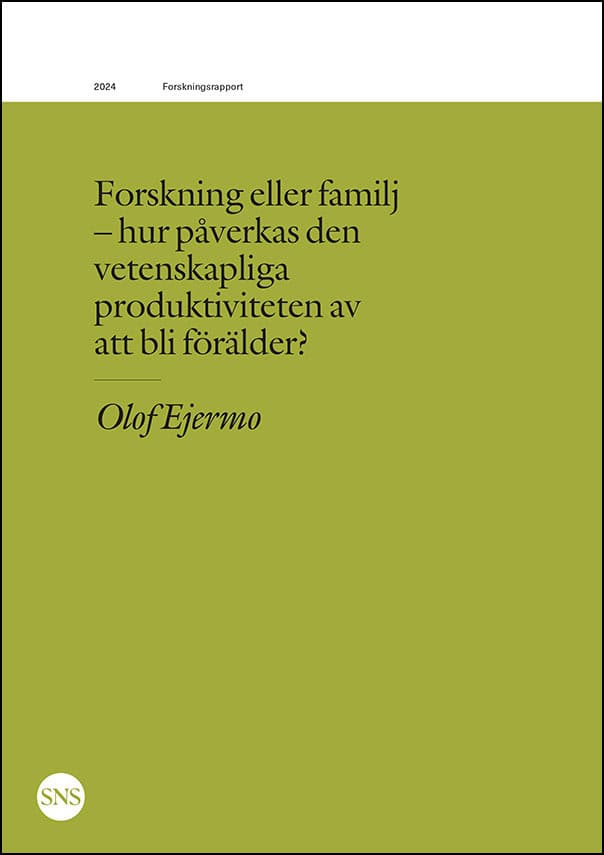 Olof Ejermo : Forskning eller familj