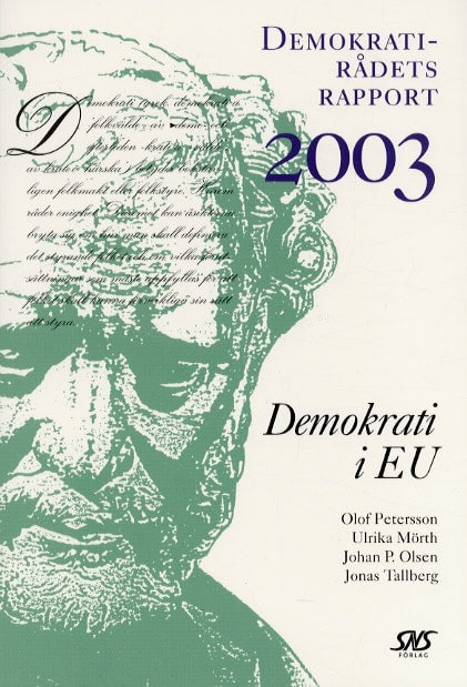 Olof Petersson : Demokrati i EU