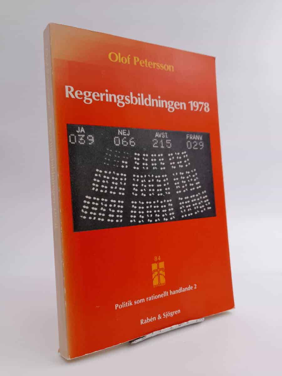 Olof Petersson : Regeringsbildningen 1978
