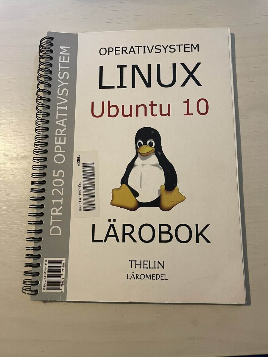 Operativsystem Linux Ubunti 10 - Lärobok