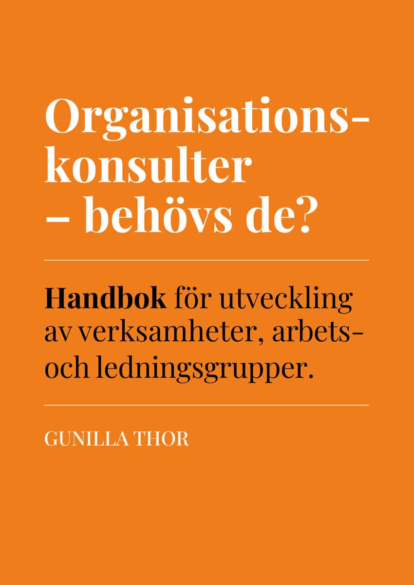 Organisationskonsulter - behövs de?