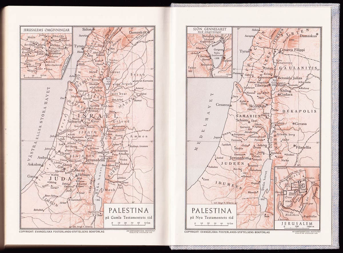 Oscar Bensow : Biblisk ordbok. Ordförteckning (bibelkonkordans). Utarbetad av Oscar Bensow i överensstämmelse med Gustav V:s bibel