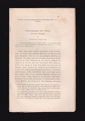 Otto Torell : Undersökningar öfver istiden. Del I-III (komplett)