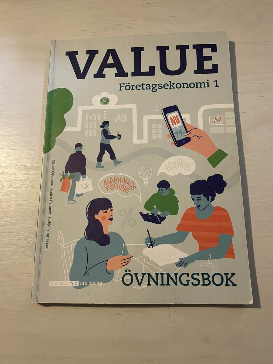 Ottosson, Mikael, Parment, Anders, Tagesson, Torbjörn : Value Företagsekonomi 1 - Övningsbok