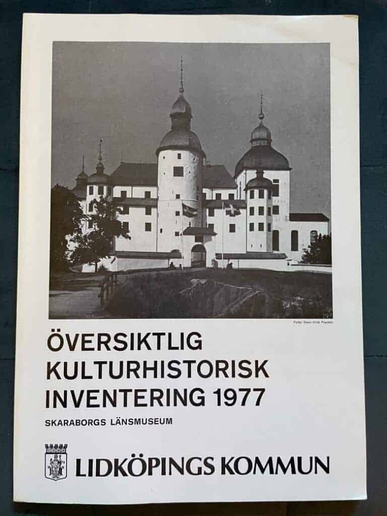 Översiktlig kulturhistorisk inventering 1977 Lidköpings Kommun