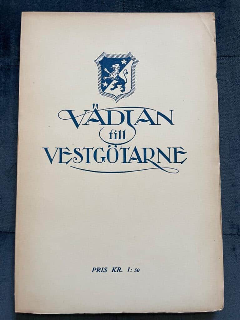P. A. Kjöllerström : Vädjan till Vestgötarne