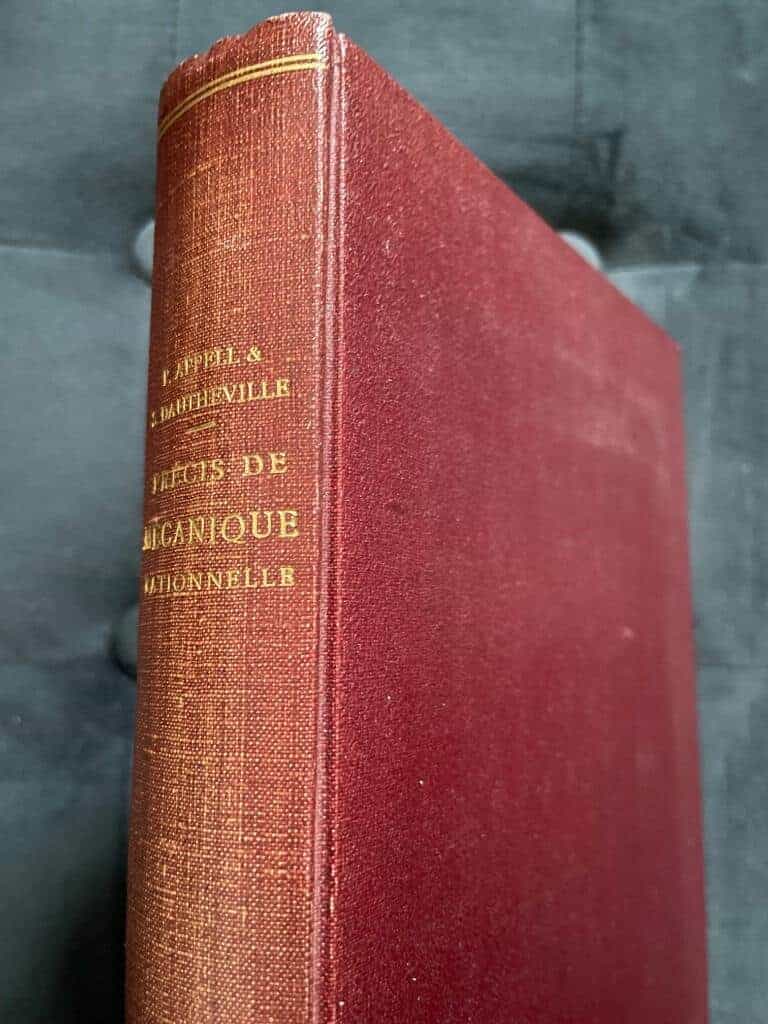P. Appell; S. Dautheville : Précis de mécanique rationnelle. Introduction a l'étude de la physique et de la mécanique appliquée, a l'usage des canditats aux certificats de licence et des élèves des écoles techniques supérieure.