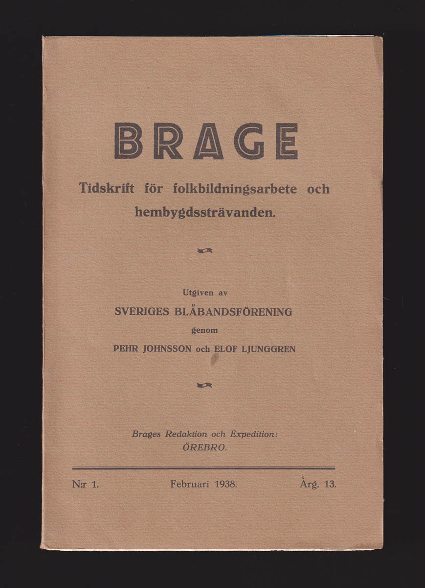 Pehr Johnsson : Brage