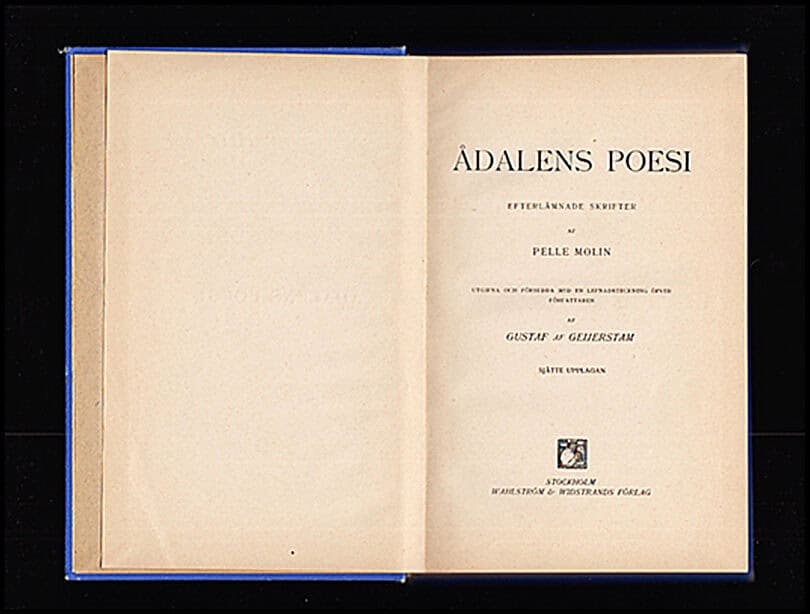 Pelle Molin : Ådalens poesi