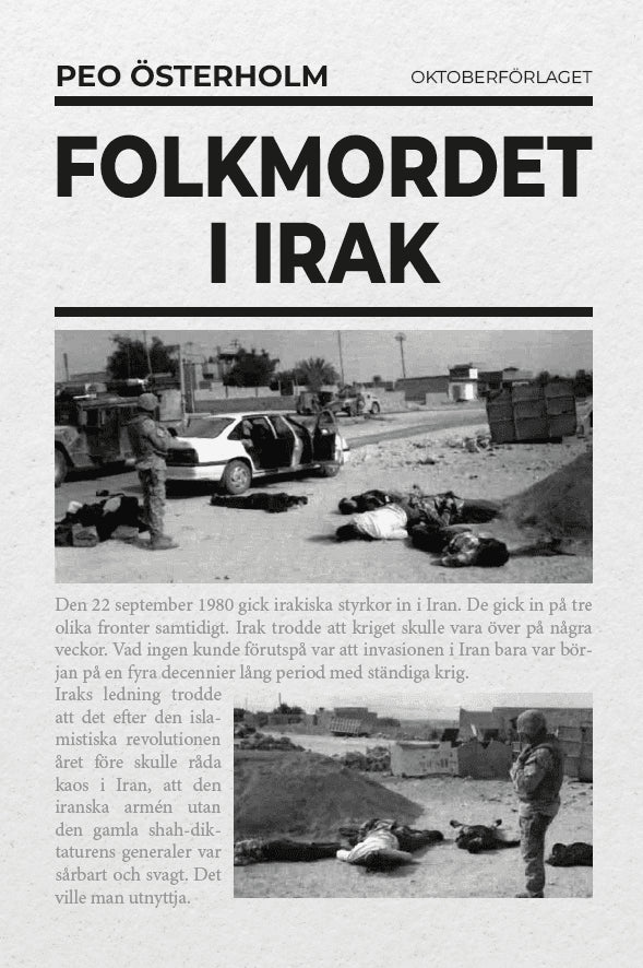 Peo Österholm : Folkmordet i Irak