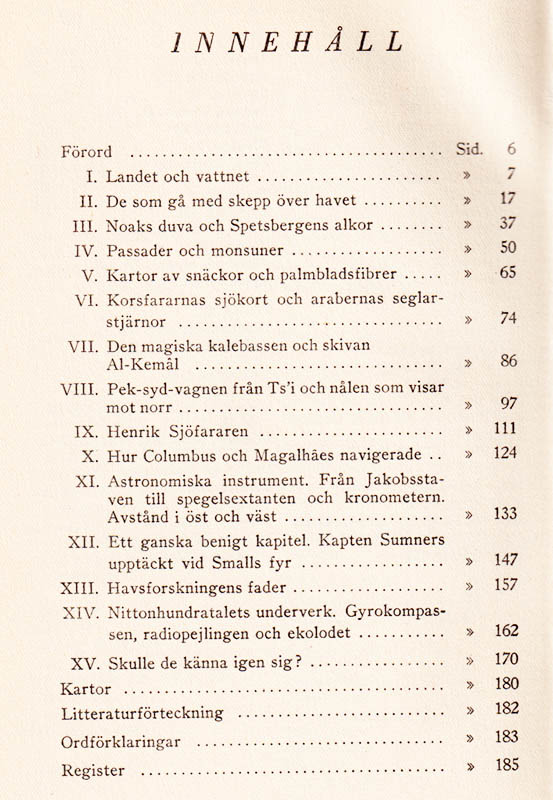 Per Collinder : Från Noaks duva till gyrokompassen