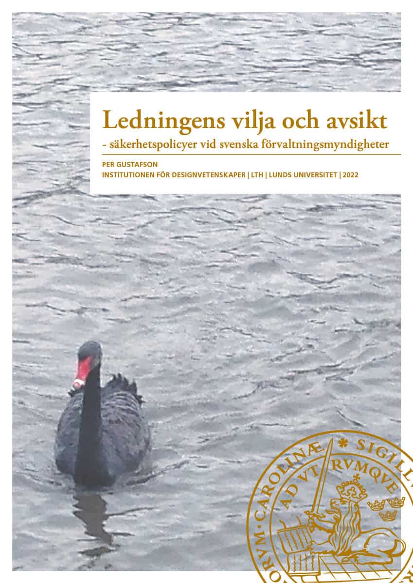 Per Gustafson : Ledningens vilja och avsikt