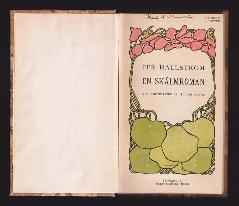 Per Hallström : En skälmroman. Med illustrationer af Hilding Nyman