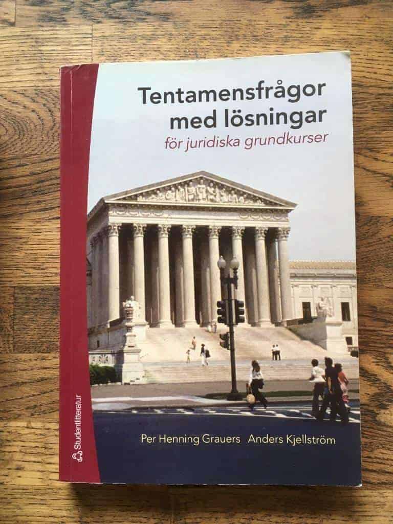 Per Henning Grauers ; Anders Kjellström : Tentamensfrågor med lösningar för juridiska grundkurser