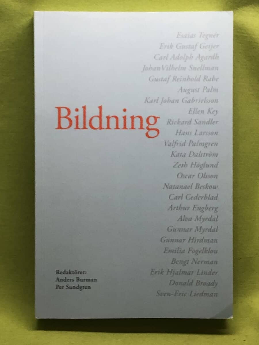 Per Sundgren Anders Burman : Bildning
